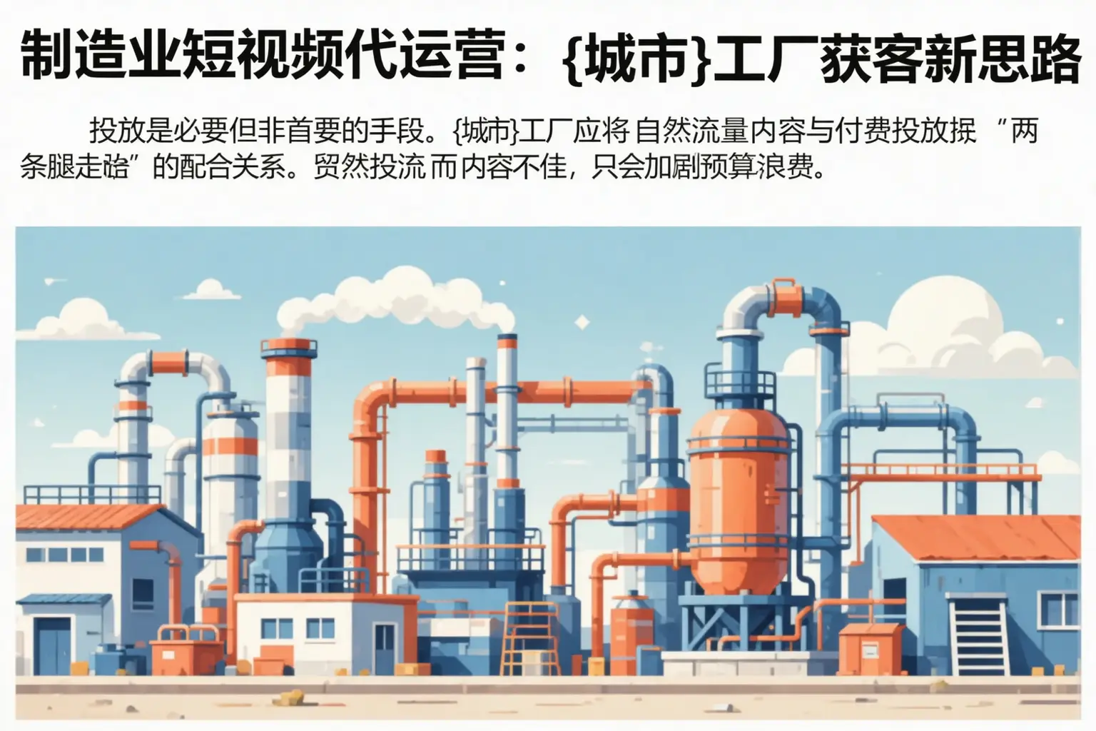 制造业短视频代运营：大东工厂获客新思路