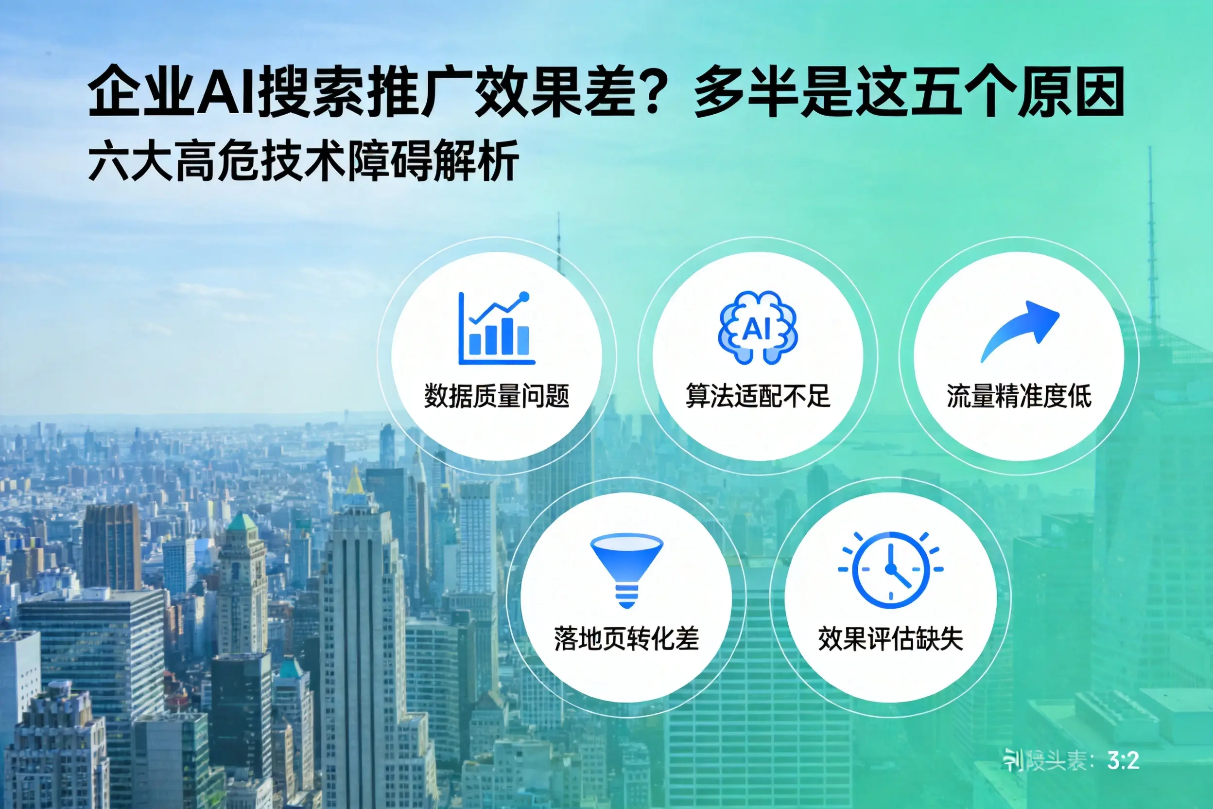大东企业AI搜索推广效果差？多半是这五个原因